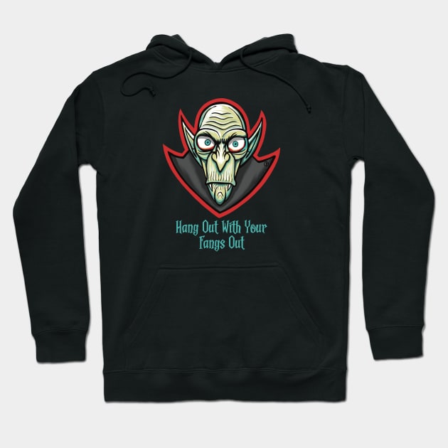 Nosferatu Vampire Hoodie by Art from the Blue Room